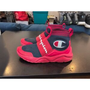 Champion Youth Shoes "Rally Pro" Red/Blue Vintage Rare Sneakers Size 7Y